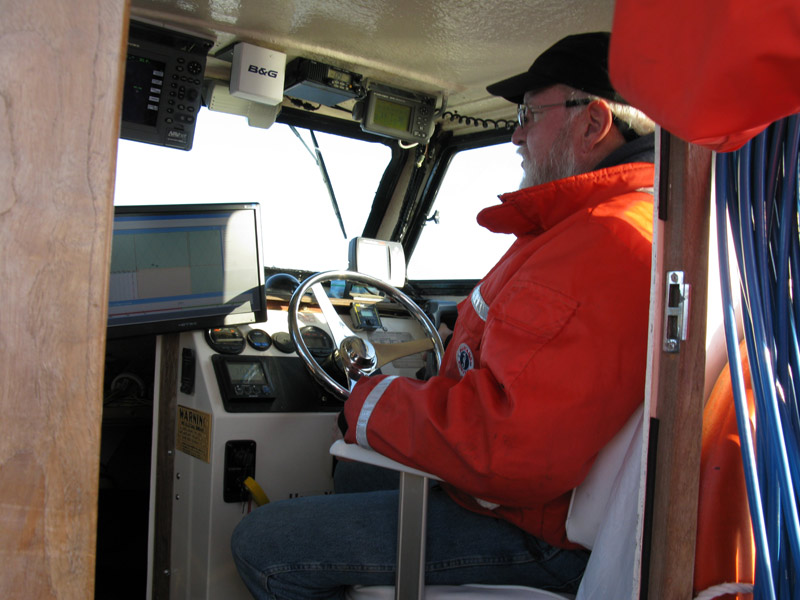 The Skipper hard At Work